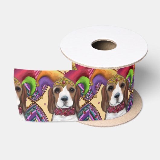 RUBAN EN SATIN BEAGLE (Bobine)