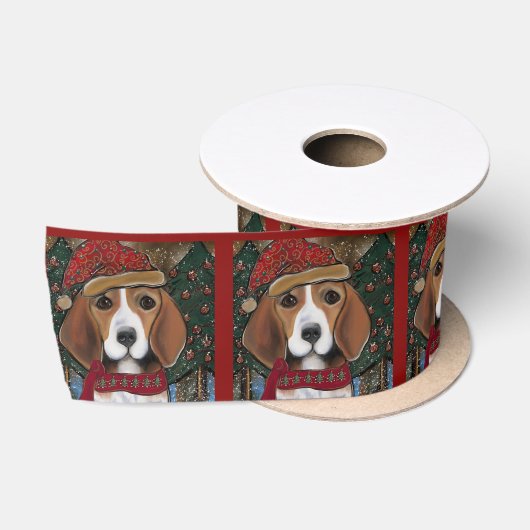Ruban En Satin Beagle (Bobine)