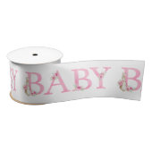 Ruban En Satin Beatrix Potter Bunny Lapin Baby shower rose (Bobine)