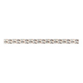 Ruban En Satin Beaux chevaux Western Boho Style Motif (Devant)