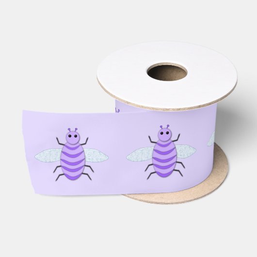 Ruban En Satin Bébé mou Bee (Bobine)