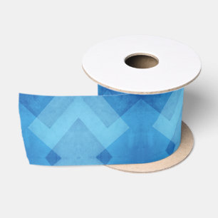Ruban En Satin Belles nuances de bleu avec Arrière - plan à motif