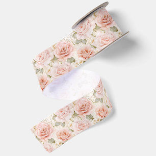 Ruban En Satin Belles Roses Roses Fuschia Floral Mariage