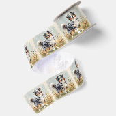 Ruban En Satin Berger Australien Merle Queue Longue (Dos)