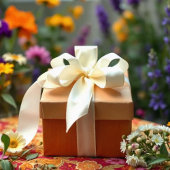 Ruban En Satin Beurre pastel délicat Couleur jaune F9F2C0