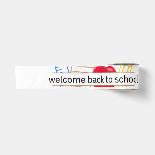 Ruban En Satin Bienvenue à nouveau dans les Fournitures Scolaires