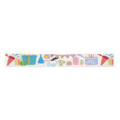 Ruban En Satin Birthday Party Props Colorful (Devant)