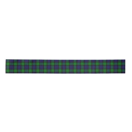 Ruban En Satin Black Watch Campbell Tartan (Devant)