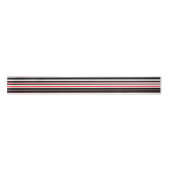 Ruban En Satin Blancs rouges et noirs (Devant)