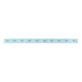 Ruban En Satin Bleu Bleu Lumière (Devant)