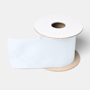 Ruban En Satin Bleu doux blanc pastel couleur uni