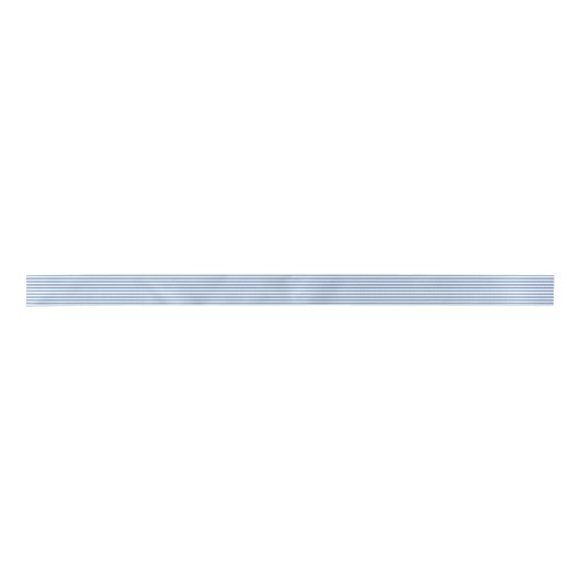 Ruban En Satin Bleu/rayures grises et blanches (Devant)