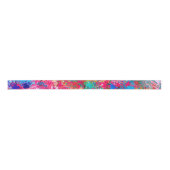 Ruban En Satin Bleu Rouge Jaune Vert Rose Turquoise Splash Abstra (Devant)