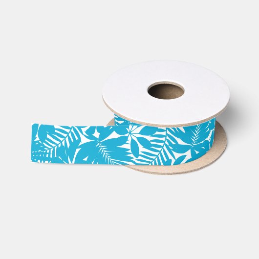 Ruban En Satin Bleu tropical (Bobine)
