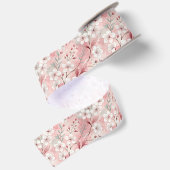 Ruban En Satin Bloom Sakura Pink Burgundy (Dos)