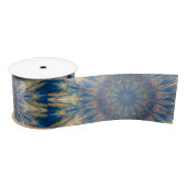 Ruban En Satin Blue Chakra Kaleidoscope Thunder_Cove (Bobine)