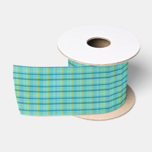 Ruban En Satin Blue Plaid par Shirley Taylor