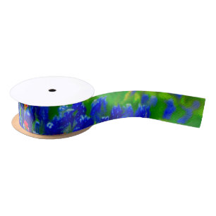 Ruban En Satin Bluebonnet abstrait