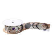 Ruban En Satin Boho Purple Wiccan Handfasting Moon Phase (Bobine)