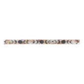 Ruban En Satin Boho Purple Wiccan Handfasting Moon Phase (Devant)