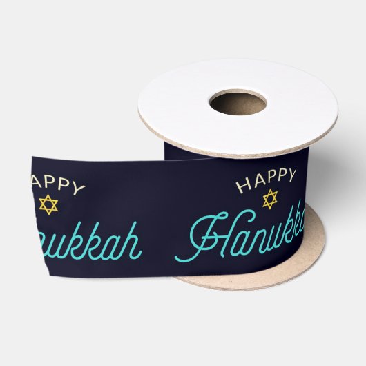 Ruban En Satin Bon ruban Hanoukka Satin (Bobine)