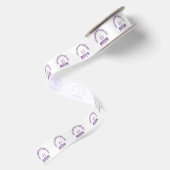 Ruban En Satin Bougies violettes (Dos)