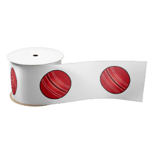 Ruban En Satin Boule de cricket 3 pouces