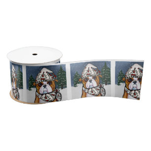 Ruban En Satin Bouledogue     