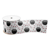 Ruban En Satin Boules de Bowling et Pins (Bobine)