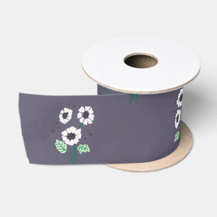 Ruban En Satin Bouquet de fleur marguerite