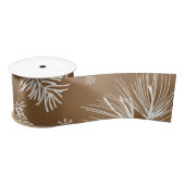 Ruban En Satin Branches et pin 3 (Bobine)