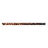 Ruban En Satin Bronze orange brun brun faux parties scintillant e (Devant)