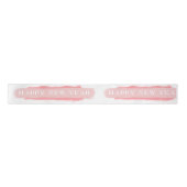Ruban En Satin Brosse rose trait moderne Bonne année (Devant)
