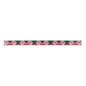 Ruban En Satin Bumble Bee On Rose Daisy Flower (Devant)