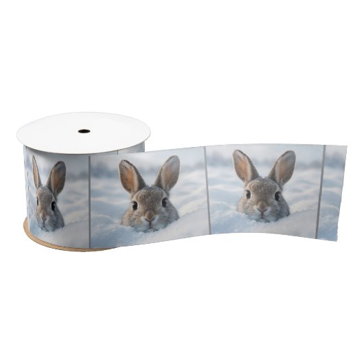 Ruban En Satin Bunny In a Deep Snowdrift (Bobine)