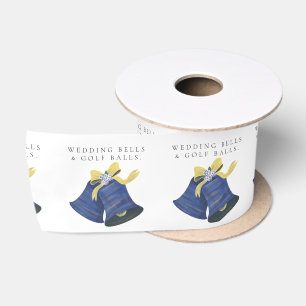 Ruban En Satin Cadeau de faveur de mariage 'Cloches de mariage et