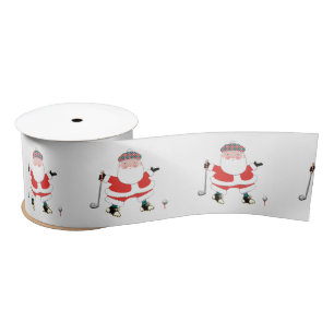 Ruban En Satin Cadeau de golf de Noël