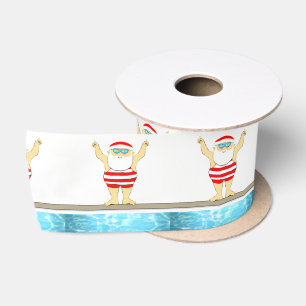 Ruban En Satin Cadeau de Noël de natation