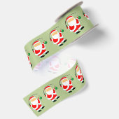 Ruban En Satin Cadeau de Noël de pêche (Dos)