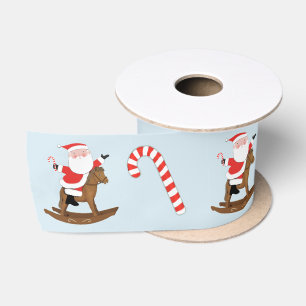 Ruban En Satin Cadeau de Noël équestre