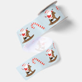 Ruban En Satin Cadeau de Noël équestre (Dos)