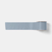 Ruban En Satin Cadet gris couleur solide (Devant)