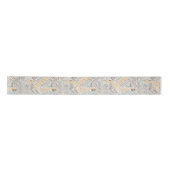 Ruban En Satin Café sur Burlap Word Cloud Turquoise ID283 (Devant)