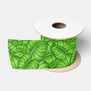Ruban En Satin Calathea feuille