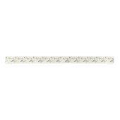 Ruban En Satin Calla Lily et Eucalyptus blancs (Devant)