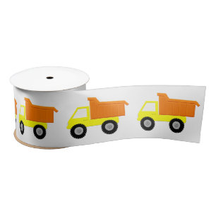 Ruban En Satin Camion de construction Jaune Toy