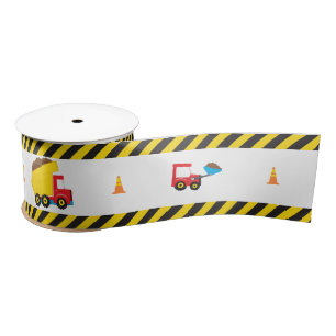 Ruban En Satin Camion de pompage et crevette