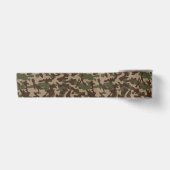 Ruban En Satin Camouflage Bois Profond  (Devant)