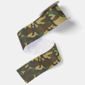 Ruban En Satin Camouflage de forêt (Dos)