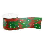 Ruban En Satin Camouflage Haus De Camo Xmas (Bobine)